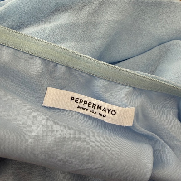 Peppermayo Blue Strapless Maxi Dress XS - Picture 4 of 4